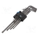 Set chei Torx®, oţel, TX10, TX15, TX20, TX25, TX27, TX30, TX40, TX08, TX09, lungime {{Lungime totala}}, WERA - 05024450001 Set chei Torx®, oţel, TX10, TX15, TX20, TX25, TX27, TX30, TX40, TX08, TX09, lungime {{Lungime totala}}, WERA - 05024450001