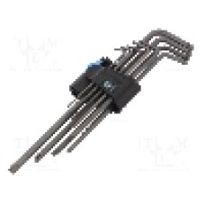 Set chei Torx®, oţel, TX10, TX15, TX20, TX25, TX27, TX30, TX40, TX08, TX09, lungime {{Lungime totala}}, WERA - 05024450001 Set chei Torx®, oţel, TX10, TX15, TX20, TX25, TX27, TX30, TX40, TX08, TX09, lungime {{Lungime totala}}, WERA - 05024450001