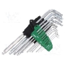 Set chei Torx®, otel crom-vanadium, TX05, TX06, TX07, TX08, TX09, TX10, TX15, TX20, TX25, TX27, TX30, TX40, TX45, WIHA - 39105 Set chei Torx®, otel crom-vanadium, TX05, TX06, TX07, TX08, TX09, TX10, TX15, TX20, TX25, TX27, TX30, TX40, TX45, WIHA - 39105