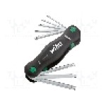 Set chei Torx®, otel crom-vanadium, TX09, TX10, TX15, TX20, TX25, TX27, TX30, TX40, lungime 120mm, WIHA - 23047 Set chei Torx®, otel crom-vanadium, TX09, TX10, TX15, TX20, TX25, TX27, TX30, TX40, lungime 120mm, WIHA - 23047