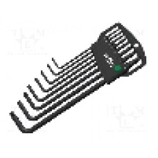 Set chei Torx®, otel crom-vanadium, TX09, TX10, TX15, TX20, TX25, TX27, TX30, TX40, WIHA - 34736