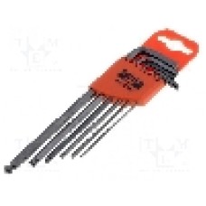 Set chei imbus, HEX 5mm, otel crom-vanadium, BAHCO - BE-9765