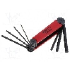 Set chei imbus, HEX 6mm, otel crom-vanadium, BAHCO - BE-9776
