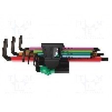 Set chei imbus Hex-Plus, oţel, HEX 1,5mm, HEX 2,5mm, HEX 2mm, HEX 3mm, HEX 4mm, HEX 5mm, HEX 6mm, lungime {{Lungime totala}}, WERA - 05022534001