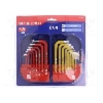 Set chei imbus, Torx®, otel crom-vanadium, HEX 1,5mm, HEX 2,5mm, HEX 2mm, HEX 3mm, HEX 4mm, HEX 5mm, HEX 6mm, HEX 8mm, HEX 10mm, TX10, TX15, TX20, TX25, TX27, TX30, TX40, TX45, TX50, Workpro - W022009 Set chei imbus, Torx®, otel crom-vanadium, HEX 1,5mm, HEX 2,5mm, HEX 2mm, HEX 3mm, HEX 4mm, HEX 5mm, HEX 6mm, HEX 8mm, HEX 10mm, TX10, TX15, TX20, TX25, TX27, TX30, TX40, TX45, TX50, Workpro - W022009