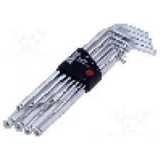 Set chei imbus, otel crom-vanadium, HEX 1,5mm, HEX 2,5mm, HEX 2mm, HEX 3mm, HEX 4mm, HEX 5mm, HEX 6mm, HEX 7mm, HEX 8mm, HEX 9mm, HEX 10mm, WIHA - 36453 Set chei imbus, otel crom-vanadium, HEX 1,5mm, HEX 2,5mm, HEX 2mm, HEX 3mm, HEX 4mm, HEX 5mm, HEX 6mm, HEX 7mm, HEX 8mm, HEX 9mm, HEX 10mm, WIHA - 36453