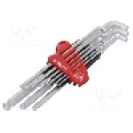 Set chei imbus, sferic, otel crom-vanadium, HEX 1,5mm, HEX 2,5mm, HEX 2mm, HEX 3mm, HEX 4mm, HEX 5mm, HEX 6mm, HEX 7mm, HEX 8mm, HEX 9mm, HEX 10mm, WIHA - 35481 Set chei imbus, sferic, otel crom-vanadium, HEX 1,5mm, HEX 2,5mm, HEX 2mm, HEX 3mm, HEX 4mm, HEX 5mm, HEX 6mm, HEX 7mm, HEX 8mm, HEX 9mm, HEX 10mm, WIHA - 35481