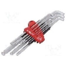 Set chei imbus, sferic, otel crom-vanadium, HEX 1,5mm, HEX 2,5mm, HEX 2mm, HEX 3mm, HEX 4mm, HEX 5mm, HEX 6mm, HEX 7mm, HEX 8mm, HEX 9mm, HEX 10mm, WIHA - 35481 Set chei imbus, sferic, otel crom-vanadium, HEX 1,5mm, HEX 2,5mm, HEX 2mm, HEX 3mm, HEX 4mm, HEX 5mm, HEX 6mm, HEX 7mm, HEX 8mm, HEX 9mm, HEX 10mm, WIHA - 35481
