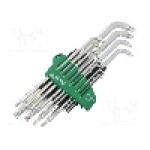 Set chei sferic, Torx®, otel crom-vanadium, TX05, TX06, TX07, TX08, TX09, TX10, TX15, TX20, TX25, TX27, TX30, TX40, TX45, WIHA - 40979 Set chei sferic, Torx®, otel crom-vanadium, TX05, TX06, TX07, TX08, TX09, TX10, TX15, TX20, TX25, TX27, TX30, TX40, TX45, WIHA - 40979