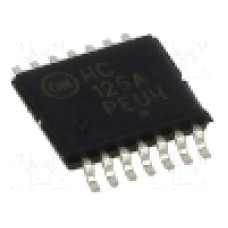 Circuit integrat, buffer, cu 3 stari, CMOS, SMD, ONSEMI - MC74HC125ADTG