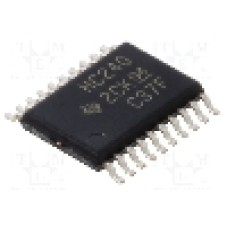Circuit integrat, buffer, declansator linie, inversor, {{Tehnologie}}, SMD, TEXAS INSTRUMENTS - SN74HC240PWR