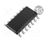 Circuit integrat, buffer, declansator linie, non-inversor, CMOS, SMD, NEXPERIA - 74HC125D,653