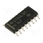 Circuit integrat, buffer, declansator linie, non-inversor, {{Tehnologie}}, SMD, TEXAS INSTRUMENTS - SN74HC367DR