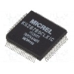 Circuit integrat, ethernet switch, LQFP80, MDC, MDI, MDIO, MDI-X, MII, RMII, MICROCHIP TECHNOLOGY - KSZ8765CLXIC