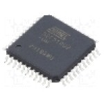 Circuit integrat, microcontroler 8051, VQFP44, gama AT80, MICROCHIP (ATMEL) - AT80C51RD2-RLTUM