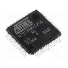 Circuit integrat, microcontroler ARM7TDMI, A/D, I2C, JTAG, SPI, UART x2, USB, LQFP64, MICROCHIP (ATMEL) - AT91SAM7S256D-AU