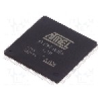 Circuit integrat, microcontroler ARM7TDMI, EBI, JTAG, SPI, LQFP176, MICROCHIP TECHNOLOGY - AT91M55800A-33AU