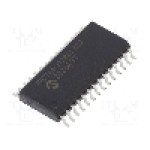 Circuit integrat, microcontroler PIC, 8B, QFN28, interfata I2C, IrDA, LIN, SPI, UART, USART, MICROCHIP TECHNOLOGY - PIC24FJ128GL302-I/SO