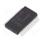 Circuit integrat, microcontroler PIC, 8B, UQFN28, interfata I2C, IrDA, LIN, SPI, UART, USART, MICROCHIP TECHNOLOGY - PIC24FJ128GL302-I/SS