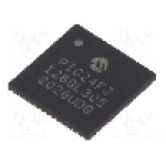 Circuit integrat, microcontroler PIC, 8B, UQFN48, interfata I2C, IrDA, LIN, SPI, UART, USART, MICROCHIP TECHNOLOGY - PIC24FJ128GL305-I/M4