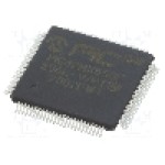 Circuit integrat, microcontroler PIC, M4K, gama PIC32, MICROCHIP TECHNOLOGY - PIC32MX550F256L-V/PT