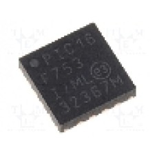 Circuit integrat, microcontroler PIC, gama PIC16, Harvard 8bit, 0.128kB, MICROCHIP TECHNOLOGY - PIC16F753-I/ML