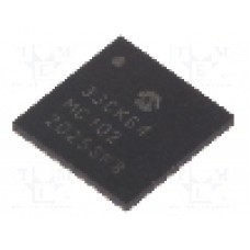 Circuit integrat, microcontroler dsPIC, 8kB, UQFN28, gama DSPIC, MICROCHIP TECHNOLOGY - DSPIC33CK64MC102-I/2N