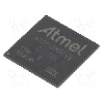 Circuit integrat, microprocesor ARM, Interfata Bus Matrix, CAN 2.0A/B, DBGU, Dual External Bus Interface, Ethernet, FLEXCOM x6, I2S, ISI, LCD RGB 24-bit, MCI x2, SSC x2, USB x3, ARM926, TFBGA324, MICROCHIP TECHNOLOGY - AT91SAM9263B-CU-100