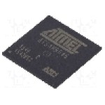 Circuit integrat, microprocesor ARM, Interfata DBGU, Ethernet, FLEXCOM x8, I2S x2, ISI, LCD RGB 24-bit, MCI x2, USB x3, ARM926, TFBGA324, MICROCHIP TECHNOLOGY - AT91SAM9G45C-CU