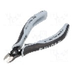 Clesti cu cap foarte ascutit, de precizie, fateta mica, laterali, pentru taiere, otel crom-vanadium, KNIPEX - 79 121 25 ESD