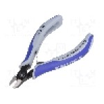 Clesti cu cap foarte ascutit, de precizie, laterali, pentru taiere, otel crom-vanadium, KNIPEX - 79 22 125