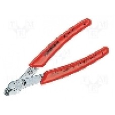 Clesti curbati, de precizie, laterali, pentru taiere, 125mm, inox, KNIPEX - 78 23 125