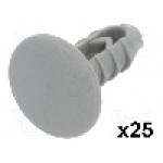 Clips pentru tapiţerie, 25buc., pentru Alfa Romeo, Fiat, Lancia, OEM {{Numar OEM}} - 10067