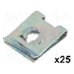 Lamela de montare, 25buc., pentru Alfa Romeo, Fiat, Lancia, OEM 14368974 - 16031