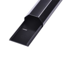 Canal mascare cablu, aluminiu, 110cm, negru, L102645 Canal mascare cablu, aluminiu, 110cm, negru, L102645