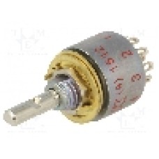 Comutator rotativ, 10 pozitii, C&K - ME00-L1-N-Z-Q-D