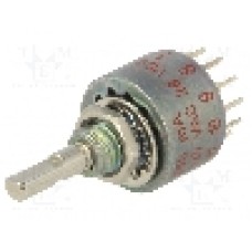 Comutator rotativ, 12 pozitii, C&K - MC00-L1-N-C-Q-D