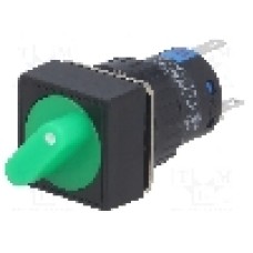 Comutator rotativ, 2 pozitii, ONPOW - LAS1-AF-11X/21/G/12V