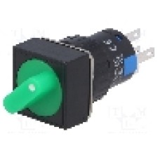 Comutator rotativ, 2 pozitii, ONPOW - LAS1-AF-11X/21/G/24V