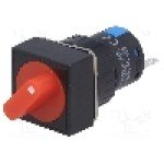Comutator rotativ, 2 pozitii, ONPOW - LAS1-AF-11X/21/R Comutator rotativ, 2 pozitii, ONPOW - LAS1-AF-11X/21/R