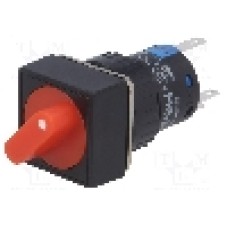 Comutator rotativ, 2 pozitii, ONPOW - LAS1-AF-11X/21/R/24V