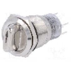 Comutator rotativ, 2 pozitii, ONPOW - LAS1-AGQ-11X/21/G/24V/S