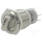 Comutator rotativ, 2 pozitii, ONPOW - LAS1-AGQ-11X/23/G/12V/S Comutator rotativ, 2 pozitii, ONPOW - LAS1-AGQ-11X/23/G/12V/S