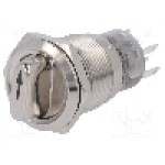 Comutator rotativ, 2 pozitii, ONPOW - LAS1-AGQ-11X/23/G/24V/S Comutator rotativ, 2 pozitii, ONPOW - LAS1-AGQ-11X/23/G/24V/S