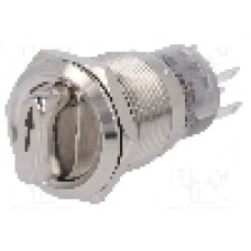 Comutator rotativ, 2 pozitii, ONPOW - LAS1-AGQ-11X/23/G/24V/S