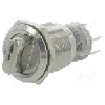 Comutator rotativ, 2 pozitii, ONPOW - LAS1-AGQ-11X/23/R/12V/S Comutator rotativ, 2 pozitii, ONPOW - LAS1-AGQ-11X/23/R/12V/S