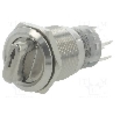 Comutator rotativ, 2 pozitii, ONPOW - LAS1-AGQ-11X/23/R/12V/S