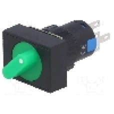 Comutator rotativ, 2 pozitii, ONPOW - LAS1-AJ-11X/21/G/12V