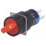 Comutator rotativ, 2 pozitii, ONPOW - LAS1-AY-11X/21/R/24V Comutator rotativ, 2 pozitii, ONPOW - LAS1-AY-11X/21/R/24V