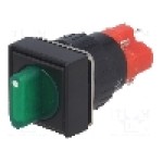 Comutator rotativ, 2 pozitii, ONPOW - LAS1F-11X/2/G Comutator rotativ, 2 pozitii, ONPOW - LAS1F-11X/2/G